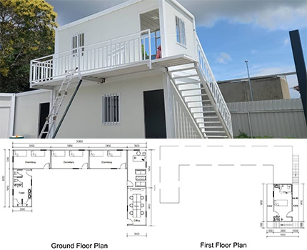 Flat Pack Container House for Office and Accommodation in Malaysian