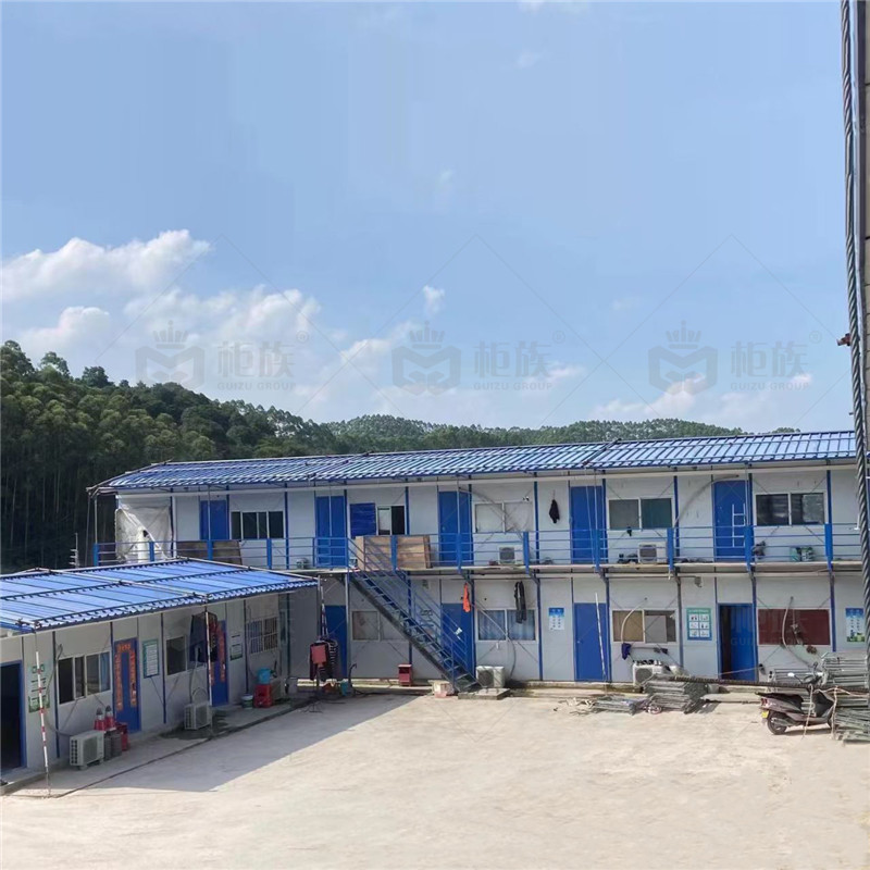 Low Price sandwich Panel K Type Prefab House For Labour Camp Accommodation
