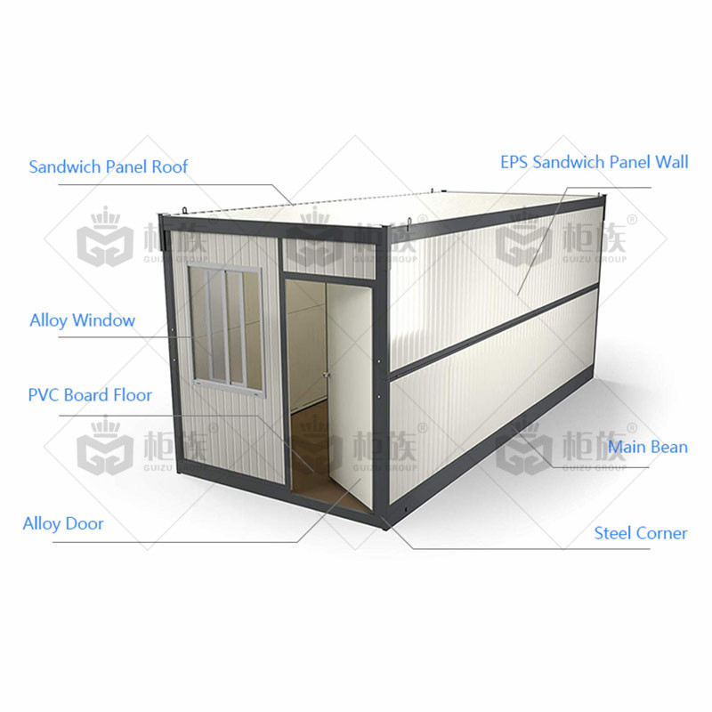 collapsible foldable container house