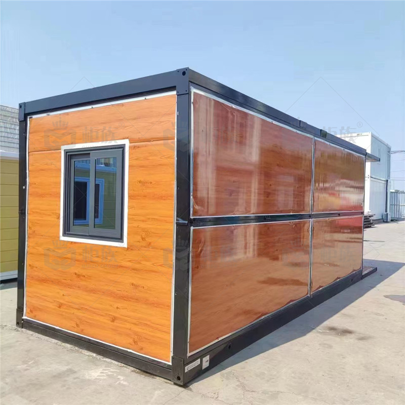 portable fold out container refugee housing