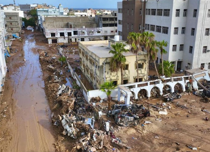 UNI-House 丨 How to use containers to help Libia local people solve the local flood disasters