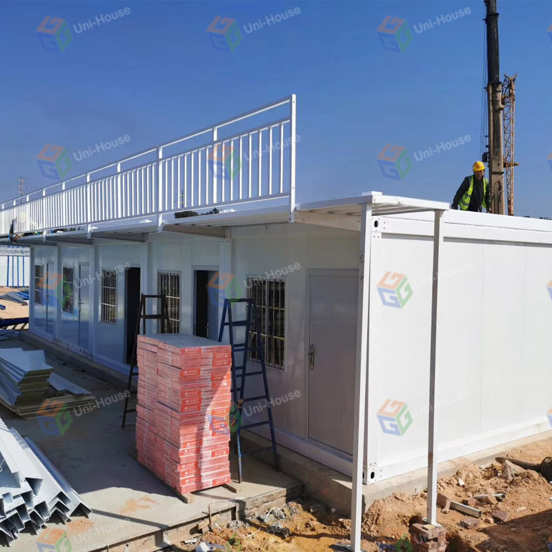 High-quality cheap prefabricated modular 20-foot flat-packed container house