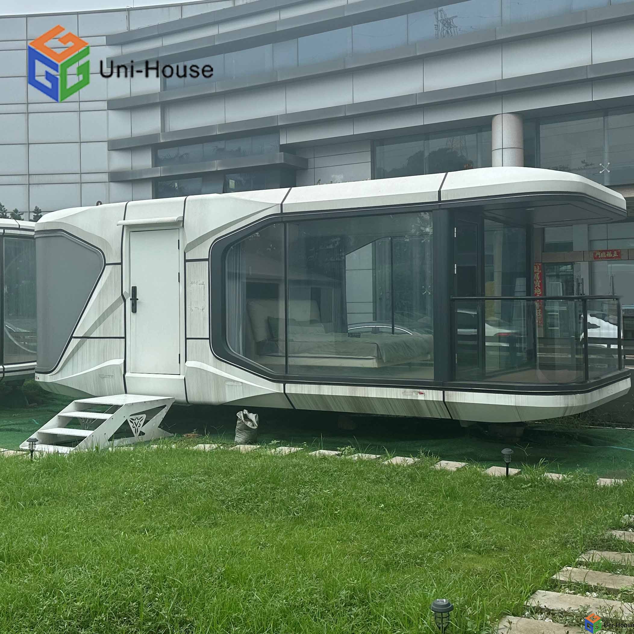 Mobile Villa Prefab Modular Hotel cabins space capsule