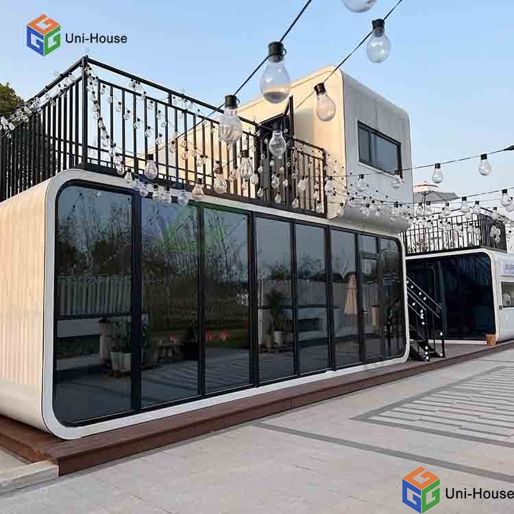 Modern  container Prefab Tiny House Apple barn cabin