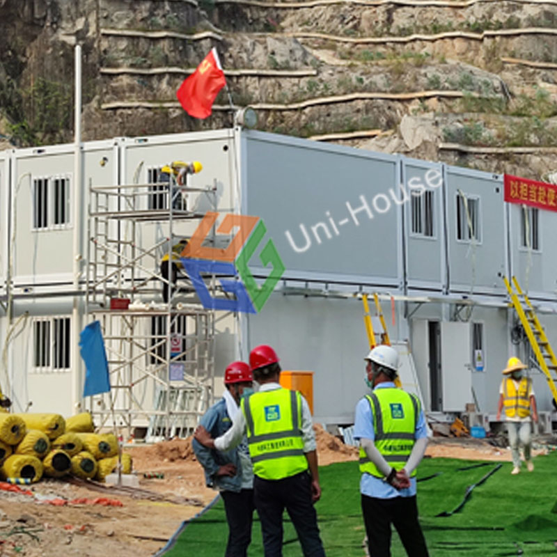 Container Office Flat Pack Container House As Dormitory