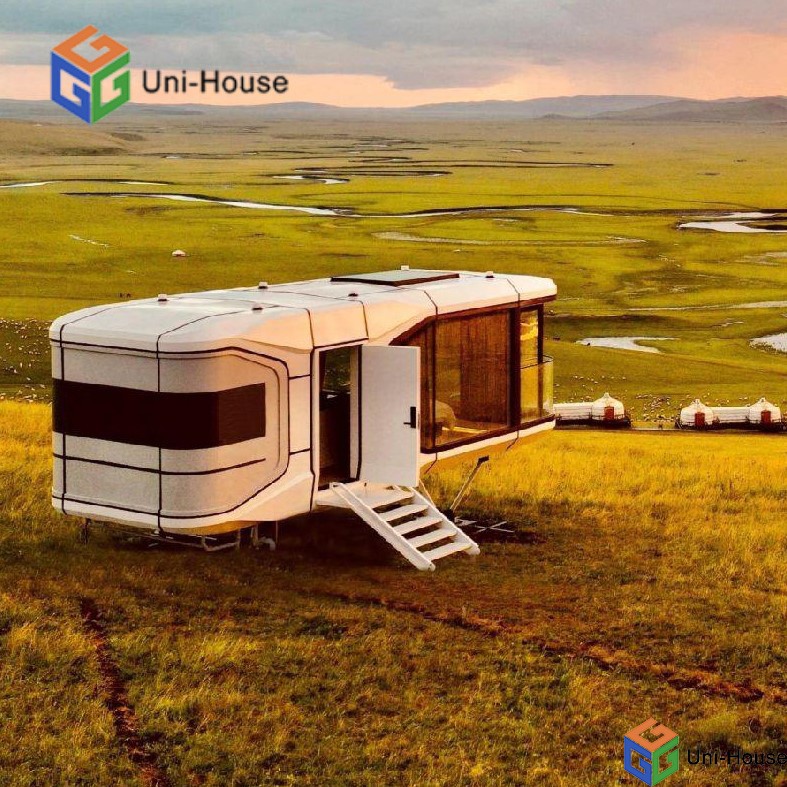Luxury beach villa Sleeping pod mobile prefab house
