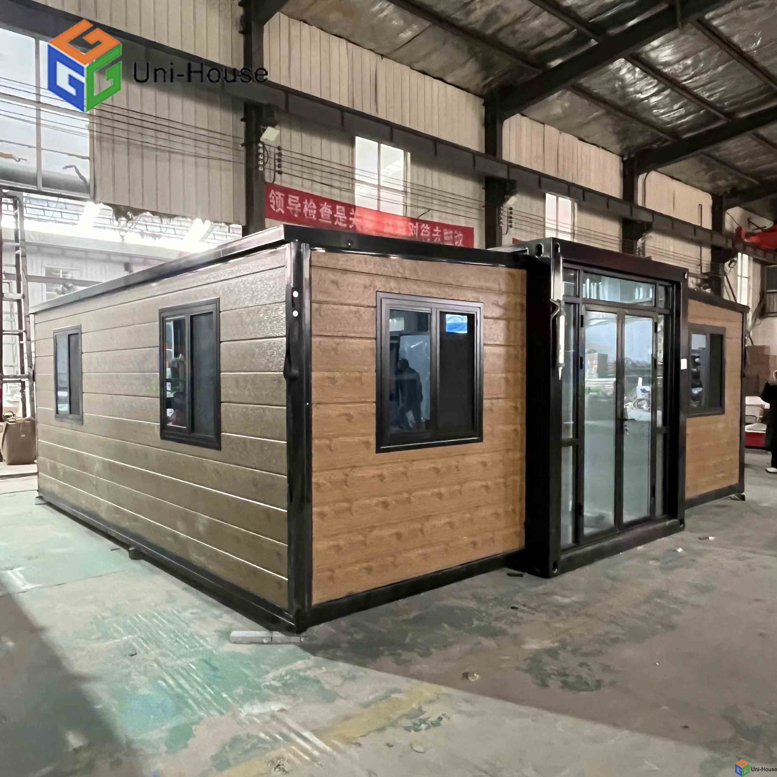 Prefab modular  20 ft folding expandable container houses