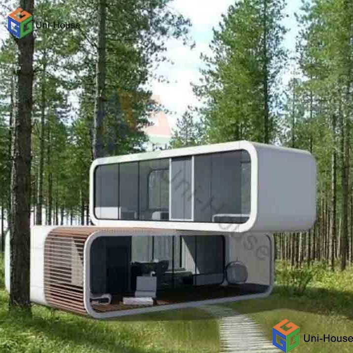 Movable Apple Barn Cabin  Garden Office Pods Container